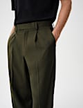 Tailored Regular Fit Stretch Trousers