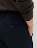 Tailored Fit Flannel Smart Trousers
