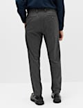 Tailored Fit Flannel Smart Trousers