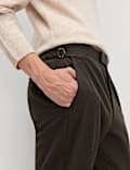 Warm Handle Twill Side Adjuster Trousers