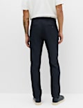 Tailored Fit Pindot Stretch Trousers