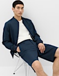 Regular Fit Smart Twill Shorts