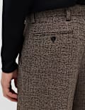 Relaxed Fit Boucle Textured Smart Trousers