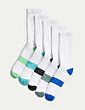 5pk Cotton Rich Sports Socks