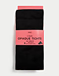 2pk 100 Denier School Tights (6-14 Yrs)