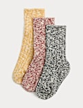 3pk Cotton Rich Ribbed Socks