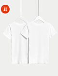 2pk Heatgen™ Thermal Short Sleeve Vests (2-14 Yrs)
