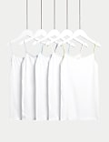 5P Cami Vests colour Trim (2-16 Yrs)