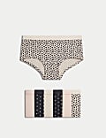 Lot de 7 shorts en coton extensible monochromes (du 5 au 16 ans)