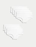 Lot de 7 shorts en coton extensible (du 5 au 16 ans)