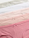 10pk Cotton with Stretch Knickers (2-14 Yrs)