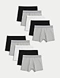 10pk Cotton With Stretch Trunks (5–16 Yrs)