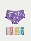 7pk Cotton Rich Stars Shorts (5-16 Yrs)