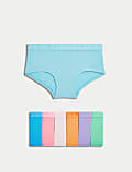 Lot de 7 shorts en coton extensible motif slogan (du 5 au 16 ans)