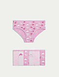 7pk Cotton with Stretch Dinosaur Knickers (2-12 Yrs)