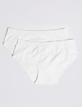 2pk Seamfree Bikini Knickers (6-16 Yrs)