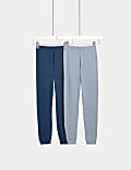 2pk Cotton Blend Thermal Leggings (2-14 Yrs)
