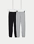 Lot de 2 leggings thermiques en coton mélangé (du 2 au 14 ans)