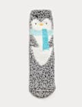 Penguin Cosy Slipper Socks in Gift Box