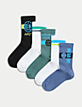 Lot de 5 paires de chaussettes de sport en coton à motif animé (du 23 au 40,5)