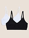 2pk Seamfree Cropped Tops (9-16 Yrs)