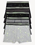 5pk Cotton Rich Paint Splatter Trunks (5-16 Yrs)