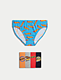 5pk Pure Cotton Hot Wheels Briefs (2-8 Yrs)