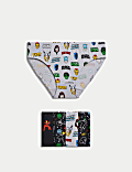 5pk Cotton with Stretch Avengers Briefs (2-8 Yrs)