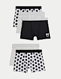 Pack de 5&nbsp;bóxers de algodón de fútbol (5-16&nbsp;años)