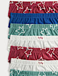 7 Pack Pure Cotton Stars Briefs (2-8 Years)