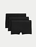 Lot de 3&nbsp;shortys en coton extensible (du 6&nbsp;au 16&nbsp;ans)
