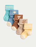 Pack de 5 pares de calcetines de algodón Calm Surf (0-3 años)