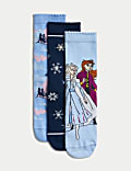 Pack de 3 pares de calcetines de algodón de Frozen™