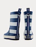 Kids Striped Patterned Wellies (4 Small - 2 Large)
