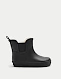 Kids' Warm Lined Chelsea Wellies (3 Small - 2 Large)