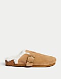 Kids' Suede Slippers (9 Small - 6 Large)