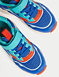 Zapatillas deportivas infantiles gruesas con velcro (4 pequeño-2 grande)