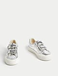 Kids' Metallic Riptape Trainers (4 Small - 2 Large)