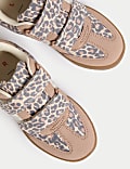 Kids' Animal Print Riptape Trainers (4 Small - 2 Large)