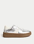 Kids' Metallic Trainers (1 Large - 6 Large)