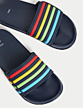 Kids' Striped Sliders (1 Large - 7 Large)