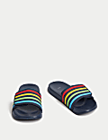 Kids' Striped Sliders (1 Large - 7 Large)