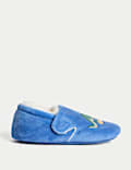 Slipper mit Klettverschluss und Dinosauriermotiv (20,5–32)