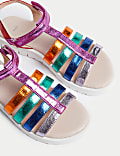 Kids' Metallic Fisherman Sandals (1 Large - 6 Large)