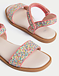 Kids' Glitter Sandals (3 Large - 6 Large)