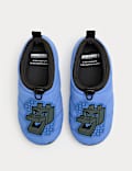 Kids' Minecraft™ Padded Slippers (1 Large - 7 Large)