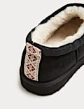 Kids' Faux Fur Lined Slippers (9 Small - 7 Large)