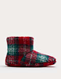 Kids' Check Slipper Boots (4 Small - 7 Large)