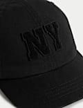 Kids' Pure Cotton Slogan Baseball Cap (1-13 Yrs)