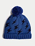 Bonnet d’hiver enfants à motif éclair (du&nbsp;1 au 6&nbsp;ans)